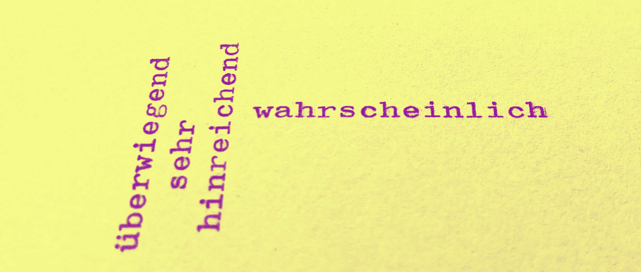 Wahrscheinlichkeitsrechnung